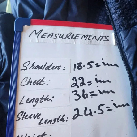 T Tahari 100% Polyester Puffer Hood Jacket Blue Zipper Long Sleeve Size Large - Picture 8 of 15